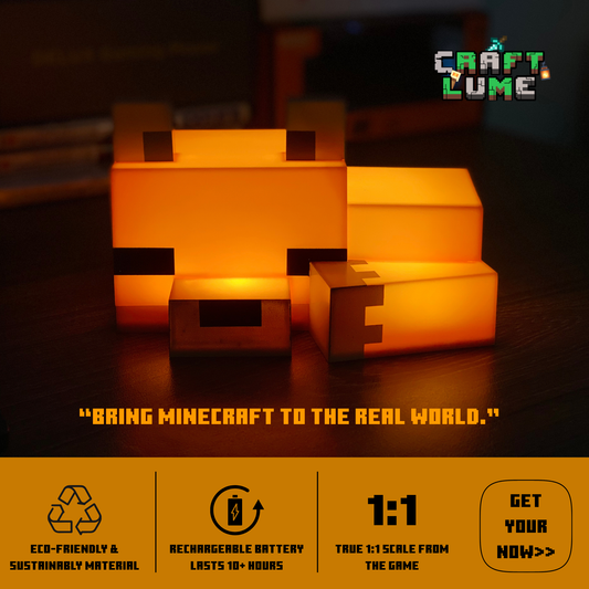 CraftLumeโข MineFox Lamp