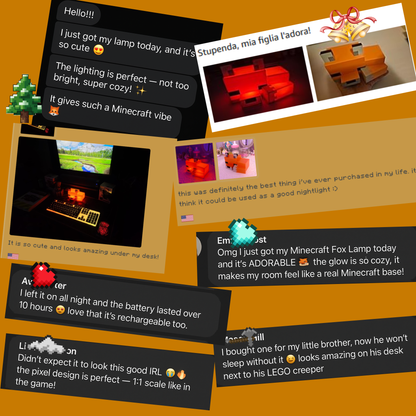 CraftLume™ MineFox Lamp