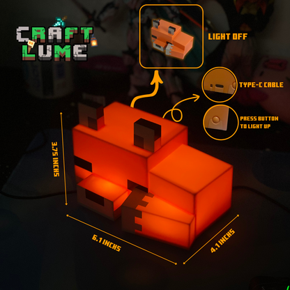 CraftLume™ MineFox Lamp